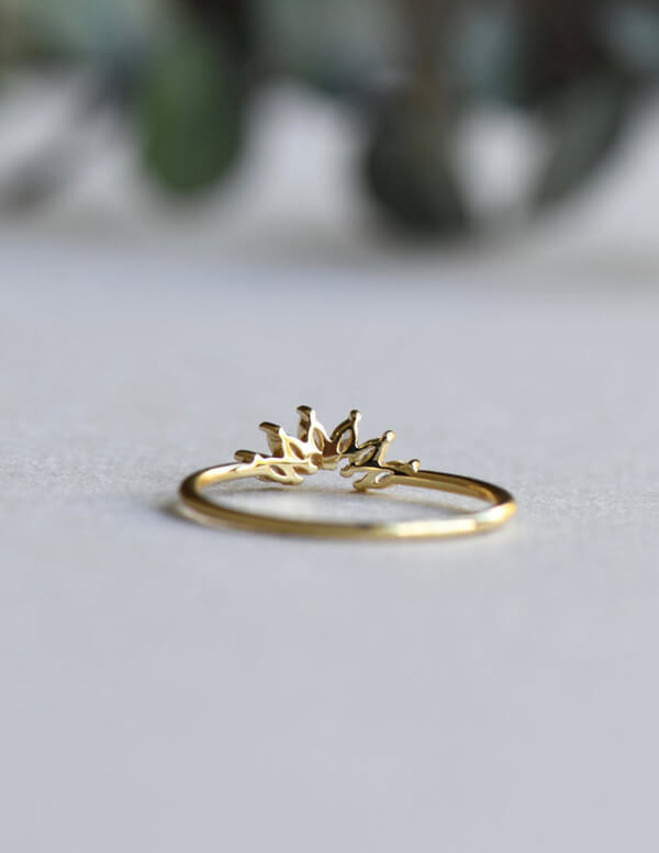 Gold Marquise Diamond Ring - Tejaani Jeweller
