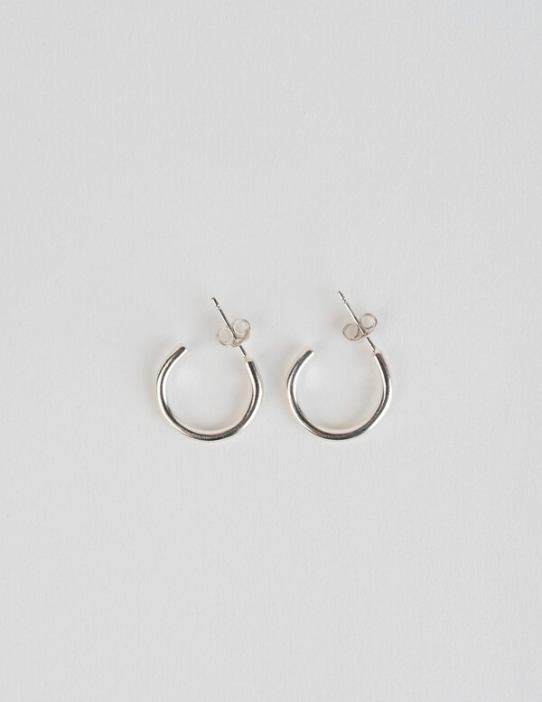 Gold And Silver Classic Hoop Stud Earring - Tejaani Jeweller
