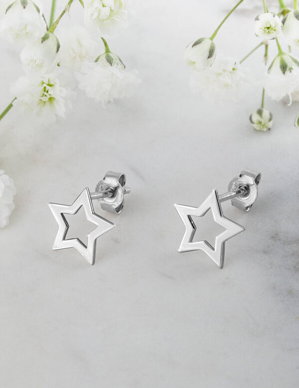 Buy Tiny Silver Stud Earrings, Tiny Studs, Silver Star Earrings, Silver  Stud Earrings, Star Earrings, Tiny Earrings, Tiny Silver Earrings, SGE3  Online in India - Etsy