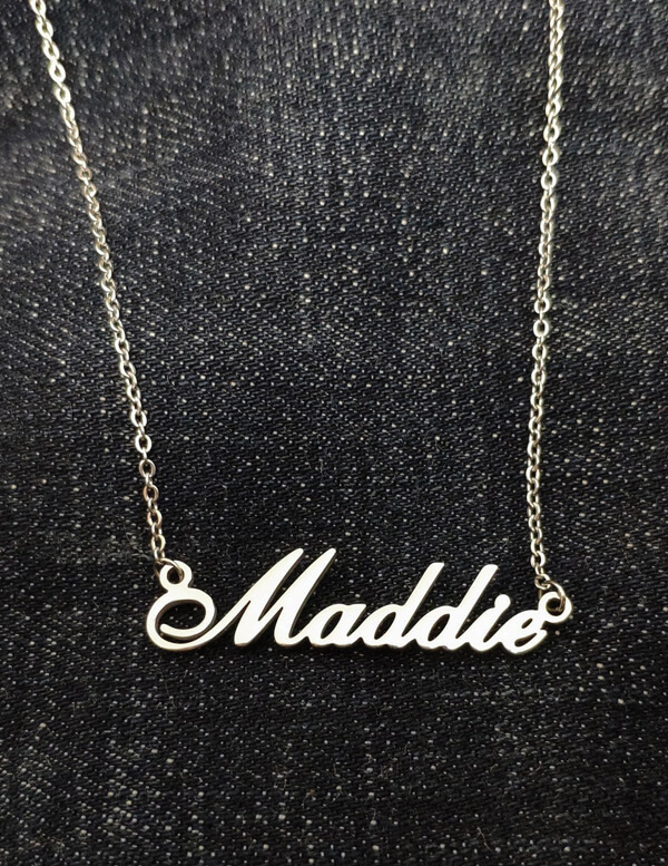 Buy Personalized & Customized Name Pendant Necklace - Tejaani Jeweller